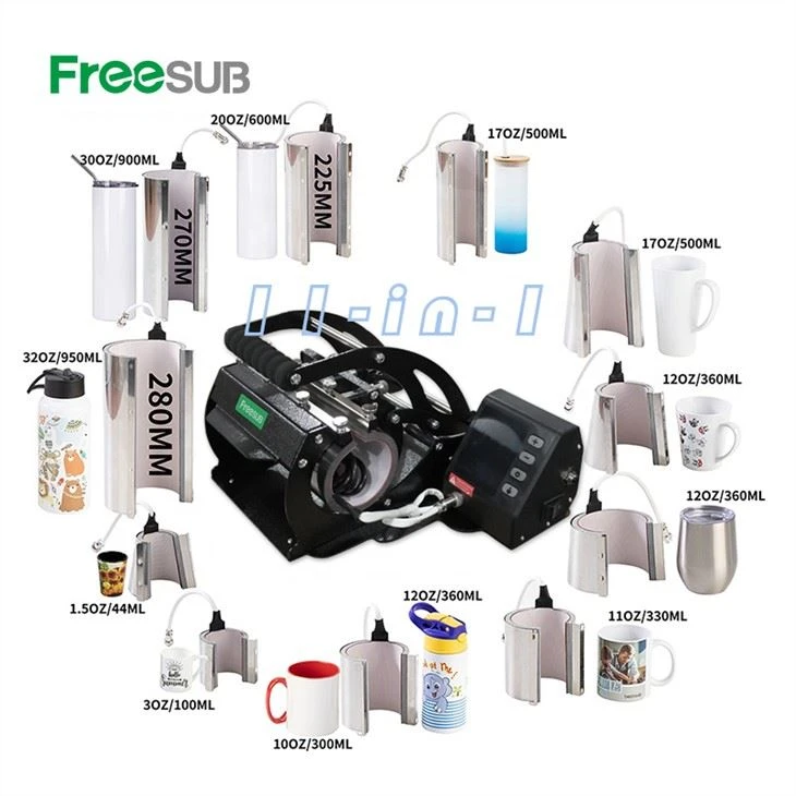Máy ép nhiệt cốc 11 trong 1